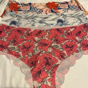 Morvia 3pk Floral Assorted Colors High Leg Woman’s panties XXL Lingerie Seamless